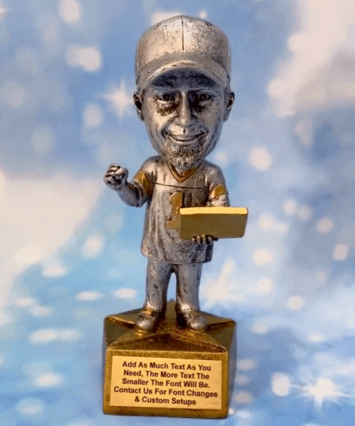 Bommel Kopf Spieler Trophae